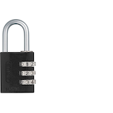 Artikelbild 1 für ABUS Vorhängeschloss ABUS 145/30 schwarz, Artikelnummer 551541