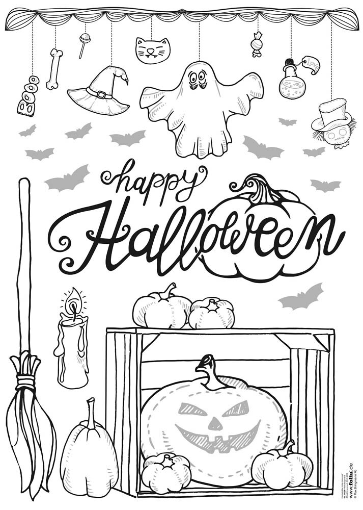 Folia Fensterbilder Vorlagen Für Herbst & Winter – 8 Motive Inkl. Weißem Kreidemarker, Einfaches Bemalen