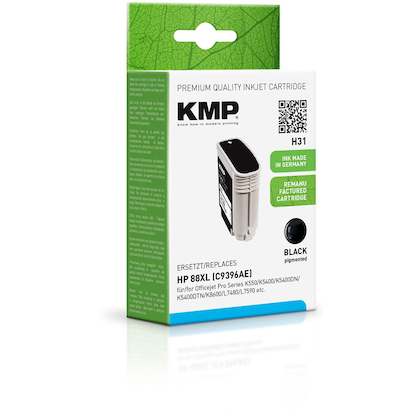 Artikelbild 2 für KMP H31 schwarz Druckerpatrone kompatibel zu HP 88XL (C9396AE), Artikelnummer 640797