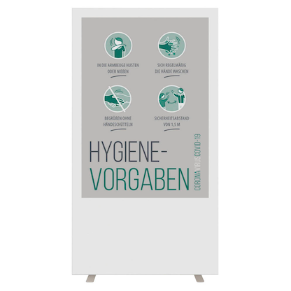 Artikelbild für PAPERFLOW Trennwand easyScreen, Hygiene-Vorgaben weiß 94,0 x 174,0 cm, 1 St., Artikelnummer 210912