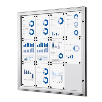 Artikelbild 2 für Showdown® Displays Schaukasten S alu 12x DIN A4, Artikelnummer 132258