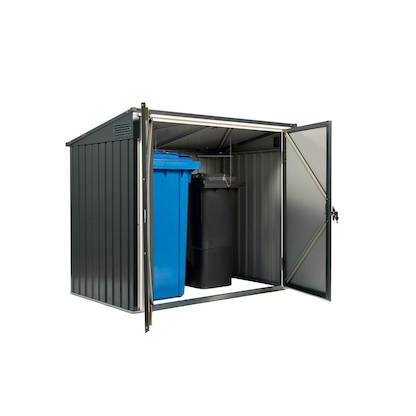 Artikelbild 6 für tepro Mülltonnenbox, anthrazit/weiß, Artikelnummer 329637