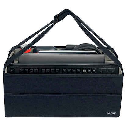 Artikelbild 2 für AKTION: LEITZ Desk Sharing Tasche Hot Desking Stoff grau mit Prämie nach Registrierung, Artikelnummer 507428