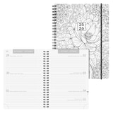 Artikelbild 1 für BRUNNEN Schülerkalender ZENart Juli 2025 - Dezember 2026 schwarz/weiß, Artikelnummer 556587