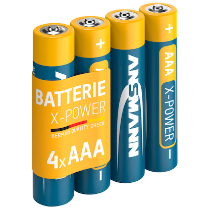 Artikelbild für 4 ANSMANN Batterien X-POWER Micro AAA 1,5 V, Artikelnummer 584789