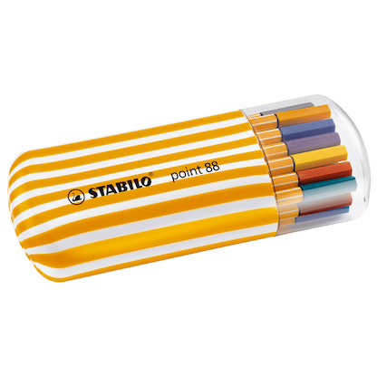 Artikelbild 19 für STABILO point 88 Zebrui Fineliner farbsortiert 0,4 mm, 20 St., Artikelnummer 163826