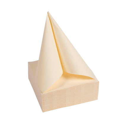 Artikelbild 2 für PROnappe Servietten creme 2-lagig 20,0 x 20,0 cm, 50 St., Artikelnummer 361263