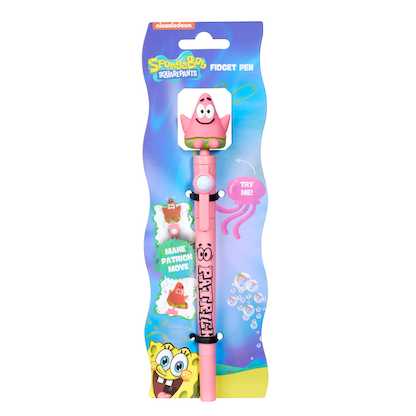 Artikelbild 8 für BlueSky Kugelschreiber SpongeBob - Fidget Pen inkl. Sammelfigur pink, Schreibfarbe: schwarz, 1 St., Artikelnummer 416556