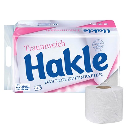 Artikelbild 5 für Hakle Toilettenpapier Traumweich 4-lagig, 16 Rollen, Artikelnummer 539017