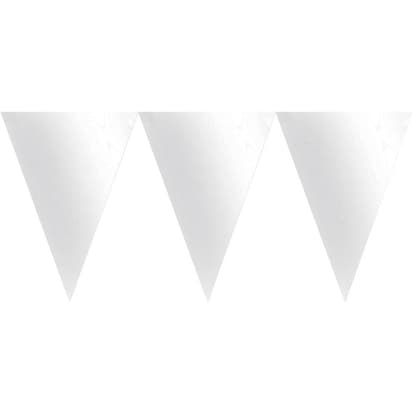 Artikelbild für amscan® Wimpelkette weiß 1 St., Artikelnummer 996241