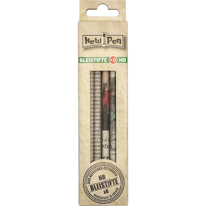 Artikelbild 3 für NewPen Bleistift-Set HB Zeitungsoptik, 6 St., Artikelnummer 628277