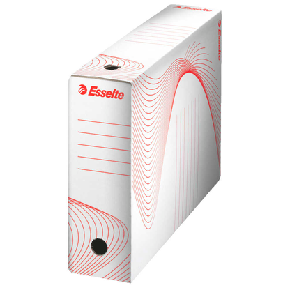 Artikelbild 2 für 25 Esselte Archivboxen weiß 8,0 x 25,0 x 35,2 cm, Artikelnummer 515124