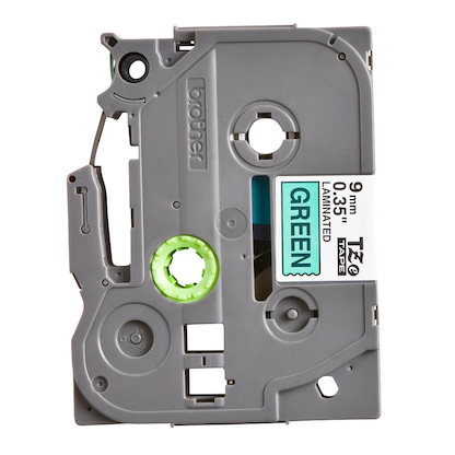 Artikelbild 3 für brother Schriftband TZe-721 TZE721, 9 mm schwarz auf grün, Artikelnummer 653501