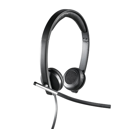 Artikelbild 2 für Logitech H650e Stereo USB-Headset schwarz, Artikelnummer 724120