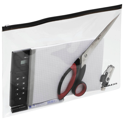 Artikelbild 22 für DURABLE Gleitverschlussbeutel ZIP BAG transparent/schwarz 0,43 mm, 5 St., Artikelnummer 611069