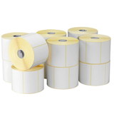 Artikelbild 1 für ZEBRA Etikettenrollen für Etikettendrucker 800262-127 weiß, 57,0 x 32,0 mm, 12 x 2100 Etiketten, Artikelnummer 675210