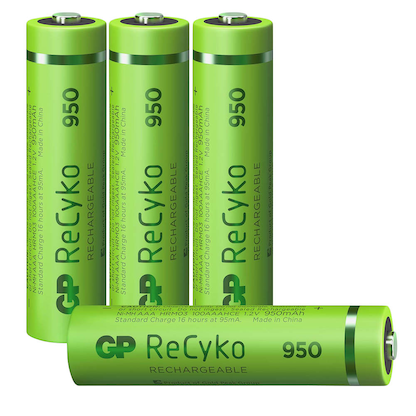 Artikelbild 2 für 4 GP Akkus ReCyko+ Micro AAA 950 mAh, Artikelnummer 290233