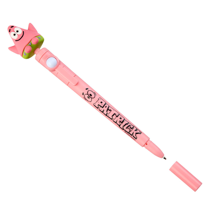 Artikelbild 2 für BlueSky Kugelschreiber SpongeBob - Fidget Pen inkl. Sammelfigur pink, Schreibfarbe: schwarz, 1 St., Artikelnummer 416556