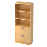 Artikelbild 1 für HAMMERBACHER Regalschrank 7300 CE, V7300/3/3/CE ahorn 80,0 x 42,0 x 200,4 cm, Artikelnummer 858973