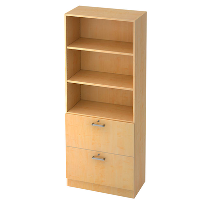 Artikelbild 10 für HAMMERBACHER Regalschrank 7300 CE, V7300/3/3/CE ahorn 80,0 x 42,0 x 200,4 cm, Artikelnummer 858973