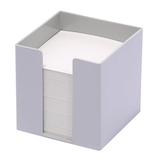 Artikelbild 1 für M&M Zettelbox grau inkl. 700 Notizzettel weiß, Artikelnummer 326692