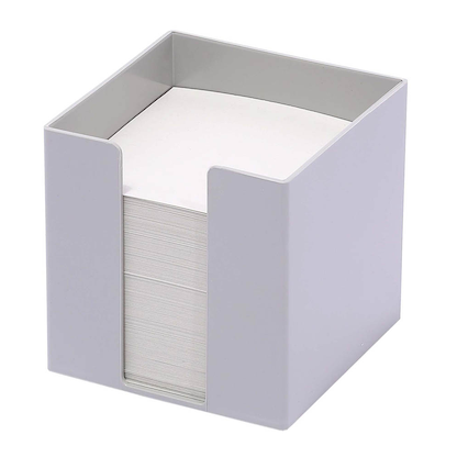 Artikelbild für M&M Zettelbox grau inkl. 700 Notizzettel weiß, Artikelnummer 326692