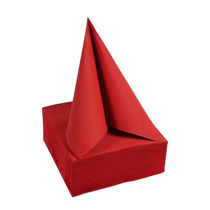 Artikelbild 2 für PROnappe Servietten rot 2-lagig 38,0 x 38,0 cm, 40 St., Artikelnummer 361849