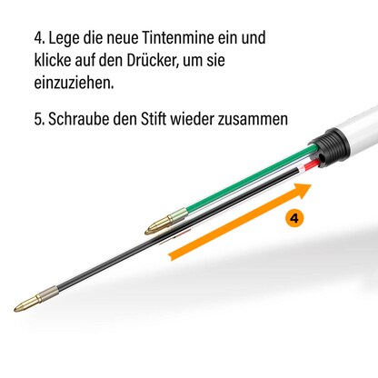 Artikelbild 8 für BIC 4-Farben-Kugelschreiber 4 Colours Original hellblau/weiß, Schreibfarbe: schwarz, blau, rot, grün, 1 St., Artikelnummer 836197