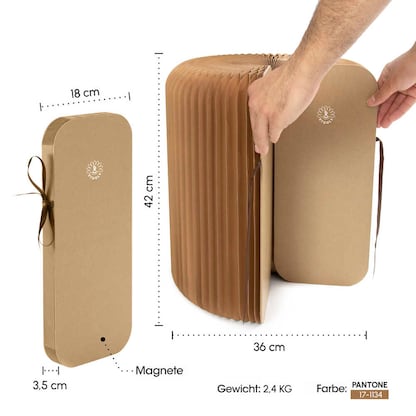 Artikelbild 2 für meet powered by PAPERFLOW Hocker Flexistool braun, Artikelnummer 731889