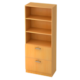 Artikelbild 1 für HAMMERBACHER Regalschrank 7300 CE, V7300/6/6/CE buche 80,0 x 42,0 x 200,4 cm, Artikelnummer 861904