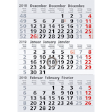 Artikelbild 1 für Ersatzkalendarium für Edelstahltischkalender 2026/2027, Artikelnummer 187082