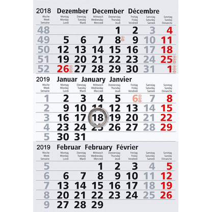 Artikelbild 18 für Ersatzkalendarium für Edelstahltischkalender 2026/2027, Artikelnummer 187082