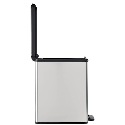 Artikelbild 2 für curver DECOBIN SLIM BIN Mülleimer 25,0 l silbermetallic, Artikelnummer 700791