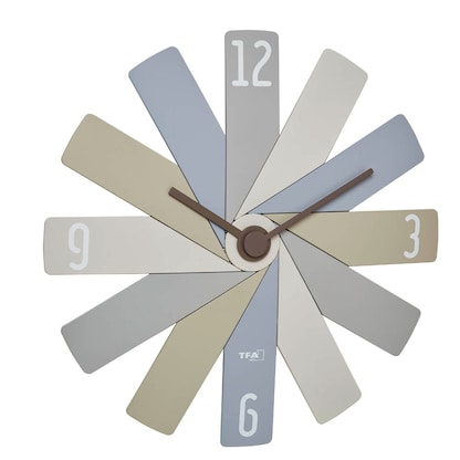 Artikelbild für TFA® Wanduhr 60.3020 CLOCK IN THE BOX grau Kunststoff 400,0 x 37,0 mm, Artikelnummer 337958