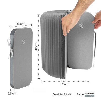 Artikelbild 2 für meet powered by PAPERFLOW Hocker Flexistool grau, Artikelnummer 732006