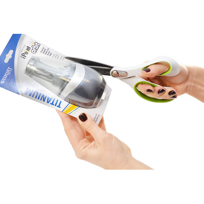 Artikelbild 5 für WESTCOTT Schere CARBO Titan Nitrid NON STICK lichtgrau-grün 23,8 cm, Artikelnummer 408423