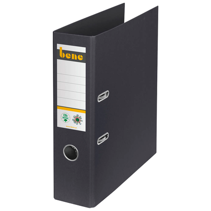 Artikelbild für bene No.1 Ordner schwarz Karton 8,0 cm DIN A4, Artikelnummer 321632
