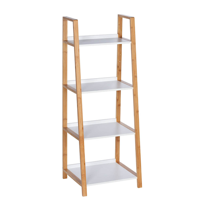 Artikelbild 2 für WENKO Beistellregal Finja weiß, braun 43,0 x 36,0 x 112,0 cm, Artikelnummer 530622