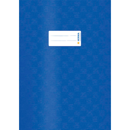 Artikelbild für HERMA Heftumschlag mit Baststruktur dunkelblau Kunststoff DIN A4, Artikelnummer 547974