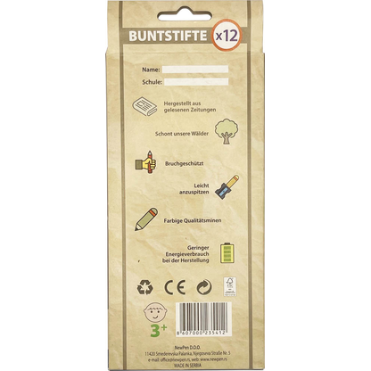 Artikelbild 3 für NewPen Buntstifte farbsortiert, 12 St., Artikelnummer 628261