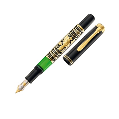 Artikelbild 3 für Pelikan Toledo M700 Kolbenfüller schwarz-gold F (fein), Artikelnummer 411350