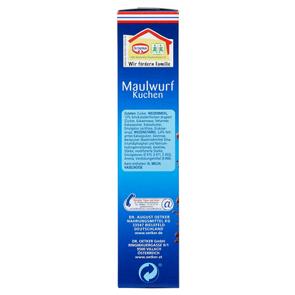Artikelbild 6 für Dr. Oetker Maulwurf Kuchen Backmischung 435,0 g, Artikelnummer 195703