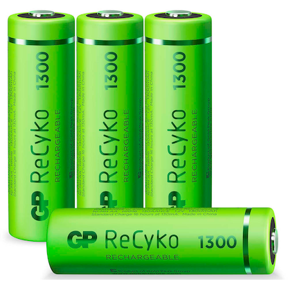 Artikelbild 2 für 4 GP Akkus ReCyko+ Mignon AA 1.300 mAh, Artikelnummer 290211