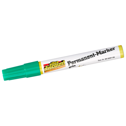 Artikelbild 3 für office discount Permanentmarker grün 1,5 - 3,0 mm, 1 St., Artikelnummer 835597