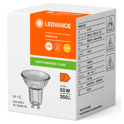 Artikelbild 4 für LEDVANCE LED-Lampe LED PAR16 P GU10 4,3 W klar, Artikelnummer 108387
