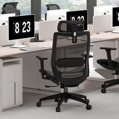 Artikelbild 5 für FlexiSpot Bürostuhl BS4 Stoff schwarz, Gestell schwarz, Artikelnummer 445029