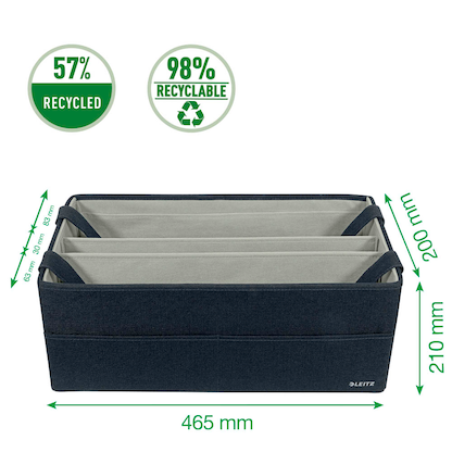 Artikelbild 11 für AKTION: LEITZ Desk Sharing Tasche Hot Desking Stoff grau mit Prämie nach Registrierung, Artikelnummer 507428