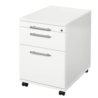 Artikelbild für HAMMERBACHER AC20 Rollcontainer weiß 3 Auszüge 42,8 x 58,0 x 59,0 cm, Artikelnummer 350847