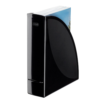 Artikelbild 3 für 4 ELBA Stehsammler wave 400091711 schwarz Kunststoff, DIN A4, Artikelnummer 387098