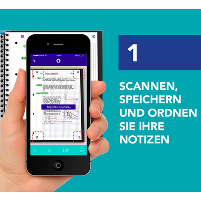 Artikelbild 4 für OXFORD Collegeblock Schule kariert DIN A4 Innenrand, 1 Block, Artikelnummer 178929